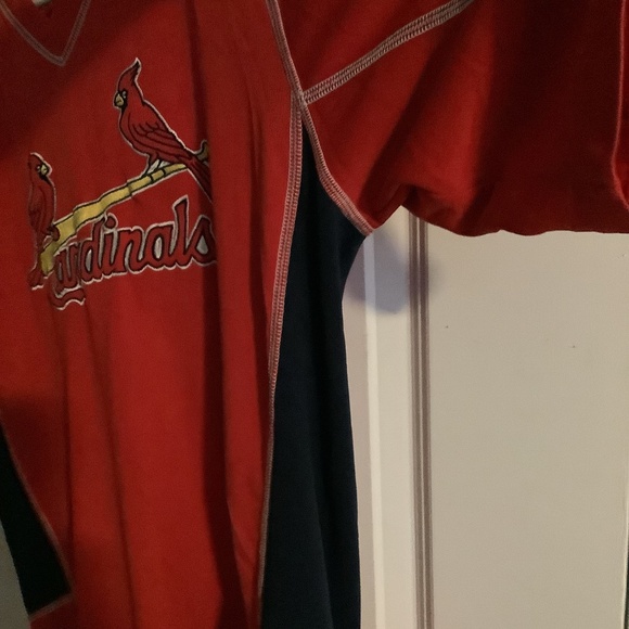 St Louis Cardinals MLB Warmup Jersey Mens Large - Picture 6 of 9